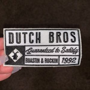 DUTCH BROS IRON ON PATCH